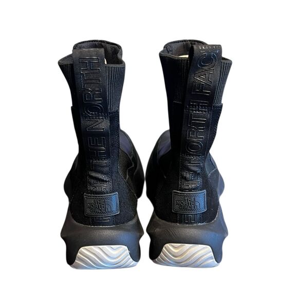 The North Face Halseigh black knit Waterproof elevated Chelsea Snow Boots 9.5 - Picture 3 of 7